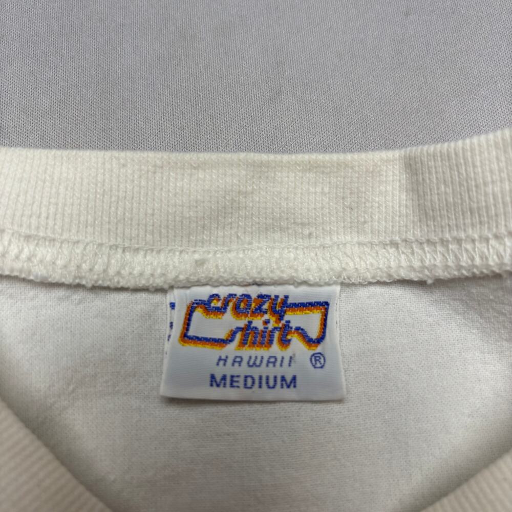 VTG 80s Crazy Shirts Kliban Cat San Francisco Sweatshirt Med Project Hail Mary - Picture 4 of 10